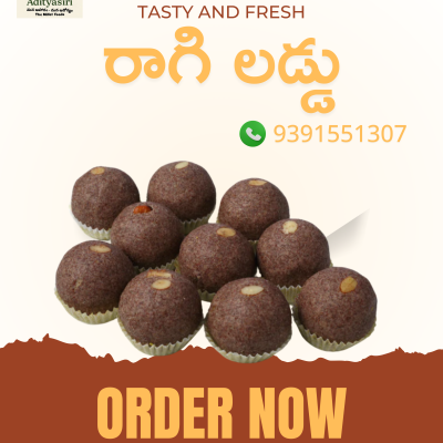 Raagi Laddu (Finger Millet Laddu)